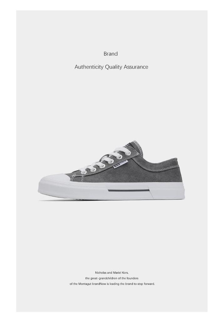 2026 Spring Men's Casual Fabric Shoes: Comfortable, Trendy, Breathable Lace-Up Low-Top Flats.