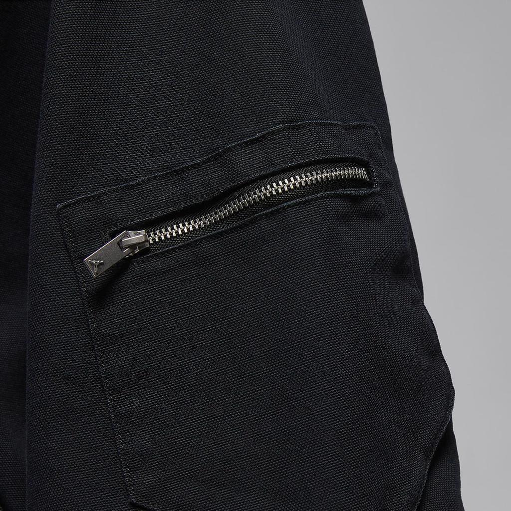 Jordan Renegade Solid Color Outdoor Casual Sports Zip Collar Jacket Women Jackets Black FV7147-010