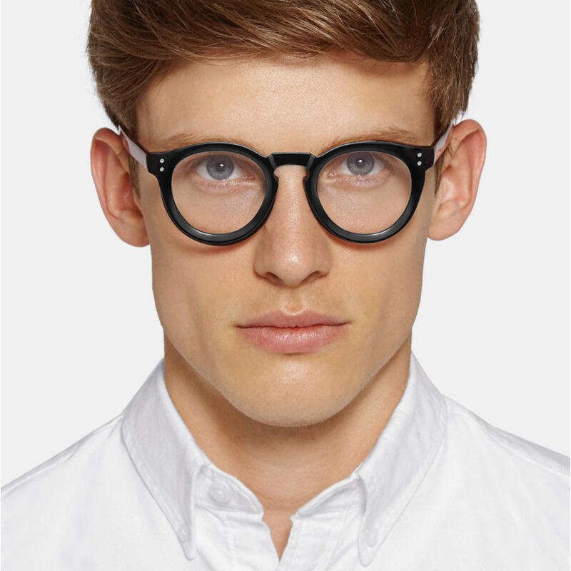 The Classic 2090 Blue Light Blocking Horn-Rimmed Glasses (3 Colors)