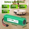 NEW 14.4V 6800mah R2416-4S2P-HPLS Battery For Dreame D10s Plus/L30 Ultra/L40s Pro Ultra Robot Vacuum Cleaner Accessories Battery