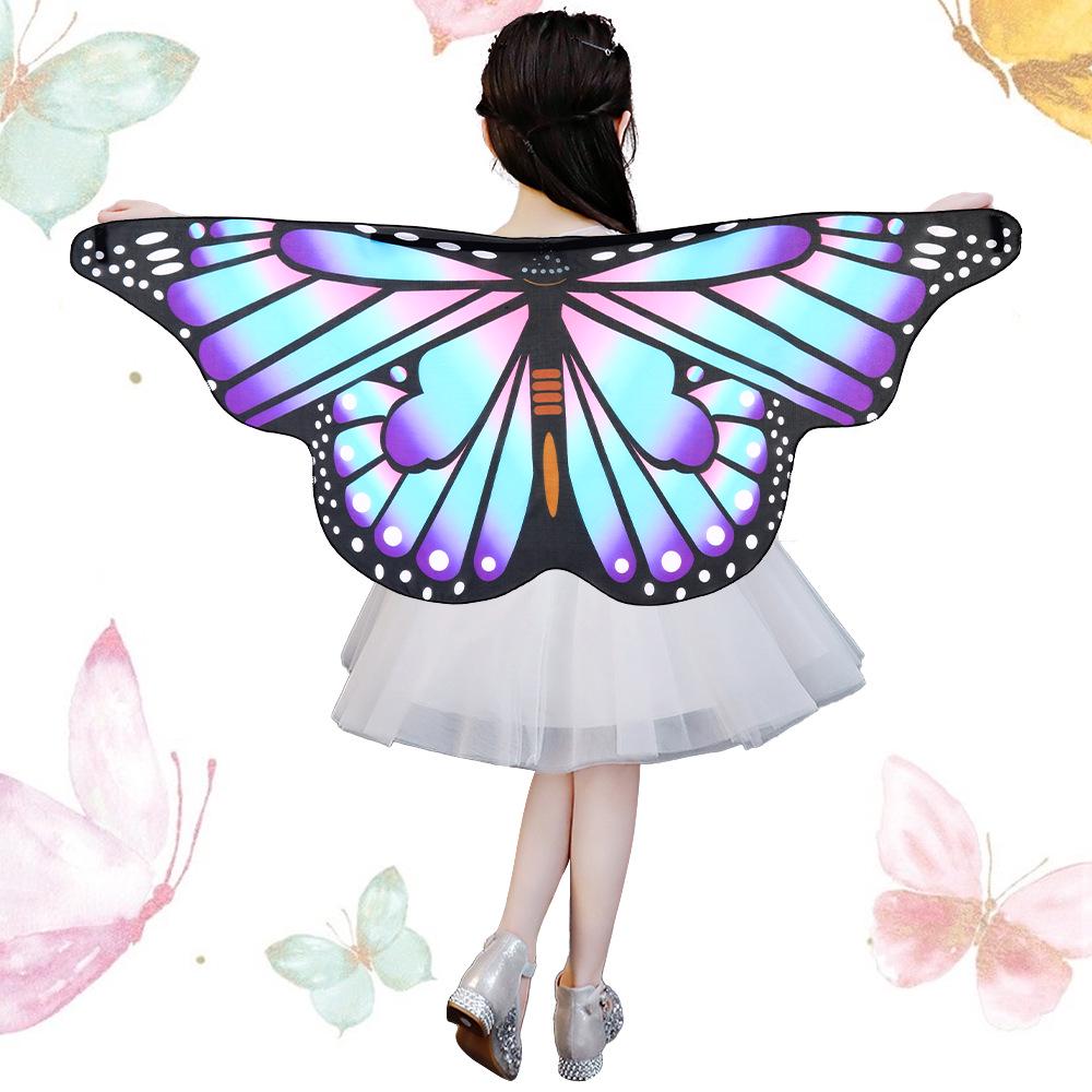 Children's Halloween Butterfly Wing Cloak - Small Butterfly Shawl Costume