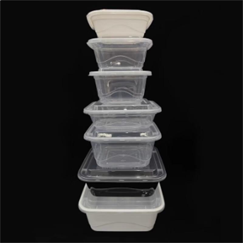 Disposable Plastic Square Takeaway Containers