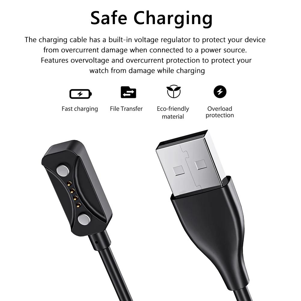 Chargeur USB 1m Pour Montre Intelligente Polar Pacer/Pacer Pro/Ignite3/Vantage V3 Câble de Chargement 5V 1A Cordon d'Alimentation Chargeur de Montre 1-5 PCS