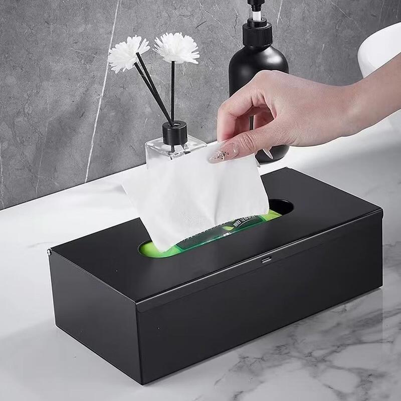 304 Stainless Steel Tissue Box with Hook