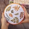 1PC Plastic Handy Cross Stitch Machine Embroidery Hoop Ring Bamboo Frame Embroidery Hoop Round Needlecraft Sewing Tools