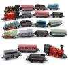 Retro Alloy Pull-Back Toy Train: Freely Assembled English Version for Children