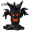 Miniature Sand Table Landscaping Halloween Tree Demons Ornaments, Resin Micro Landscape Figures, Dark Gothic Window Display Props Forest Ghost