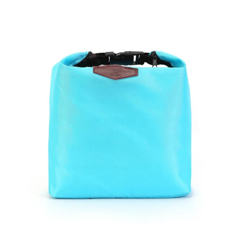 Tragbare Thermoisolierte Kühlbox Picknick Für Lunchbox Behälter Beutel Heim Organizer Nylon Wasserdicht Lunch Aufbewahrungstasche 1 Stück