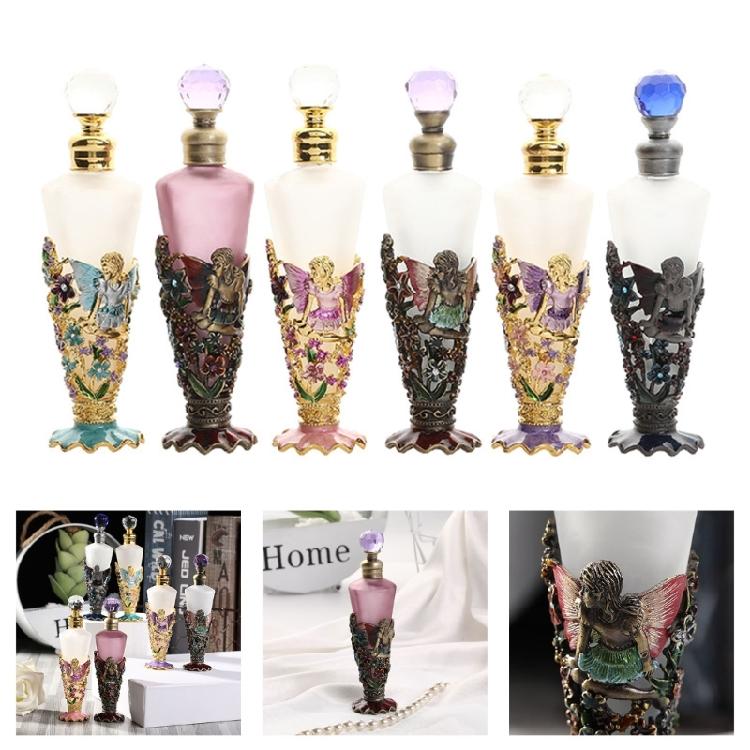 Premium 25ml Empty Fragrances Bottle With Enamel Artwork Constructed From Zinc Alloys And Glass