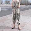 Women's 2026 Summer Ink Wash Print Loose Casual Pants