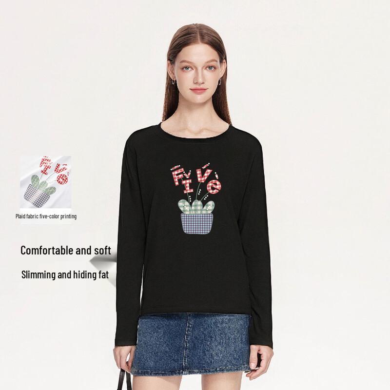 

FivePlus Women s Slim Fit Long Sleeve T-Shirt S