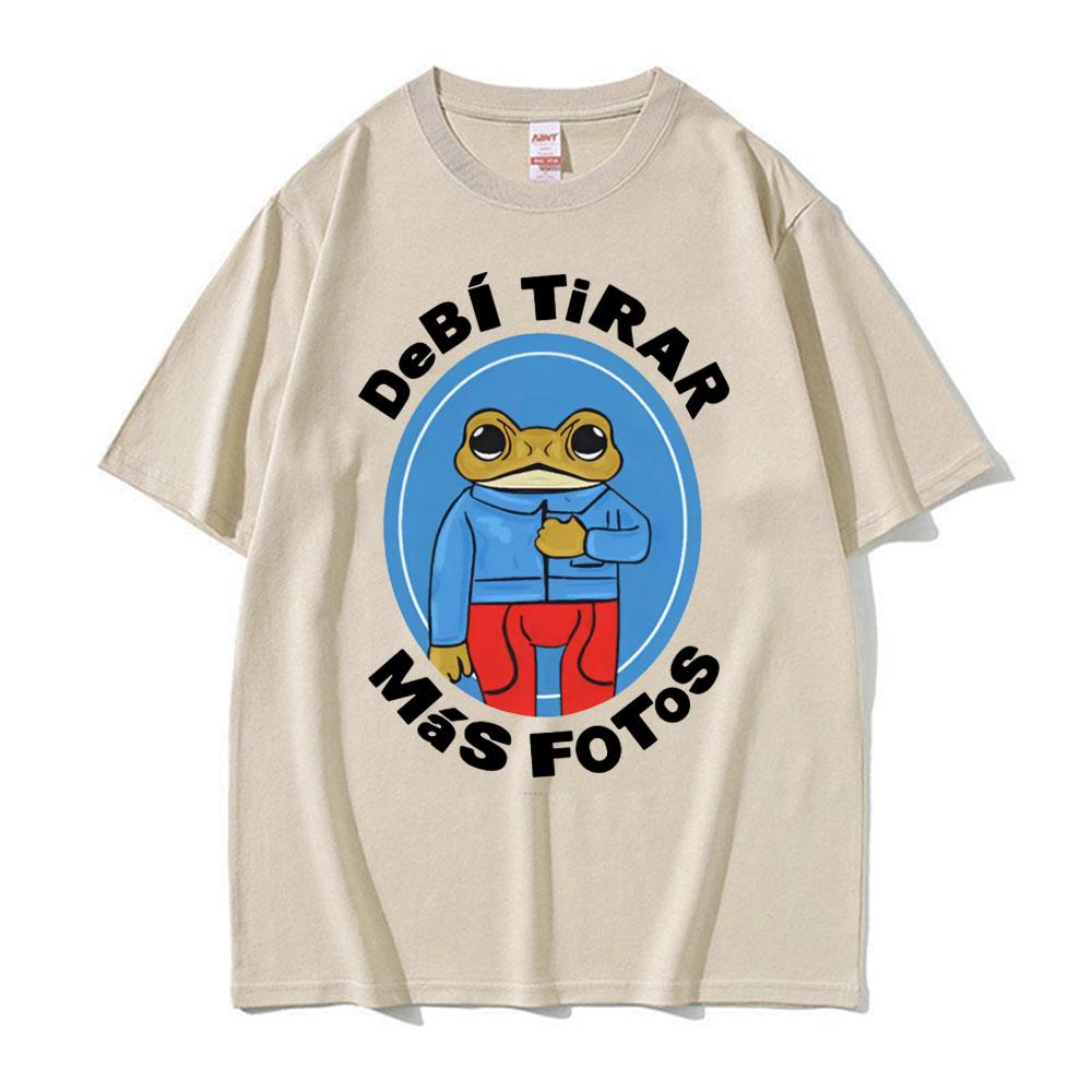 Debi Tirar Mas Fotos New Album DTMF Tshirts Bad Bunny Merch T Shirts Unisex Women Fashion Cartoon Casual Comfort Oversized T Shirt