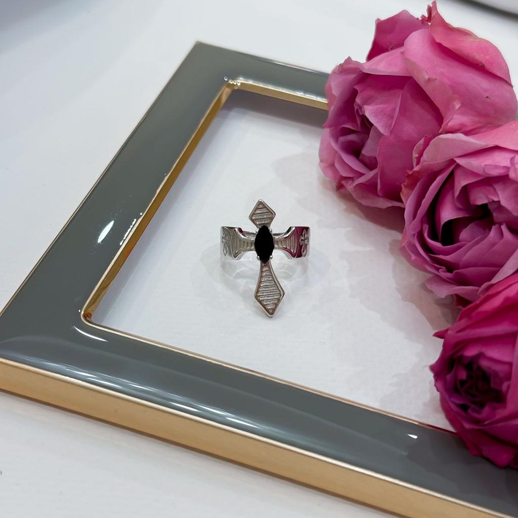 Silver Ring with Cubic Zirconia, Product Weight 5.39 G (2175643)