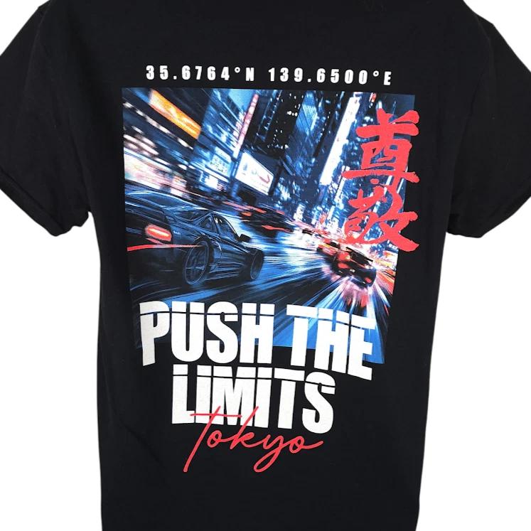 Tokyo Racing T Shirt Mens Size Medium Black Push The Limits Japanese Japan L