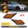 Smoked Lens Amber LED Front Fender Marker Lamp Side Fit 2013 - Subaru BRZ A