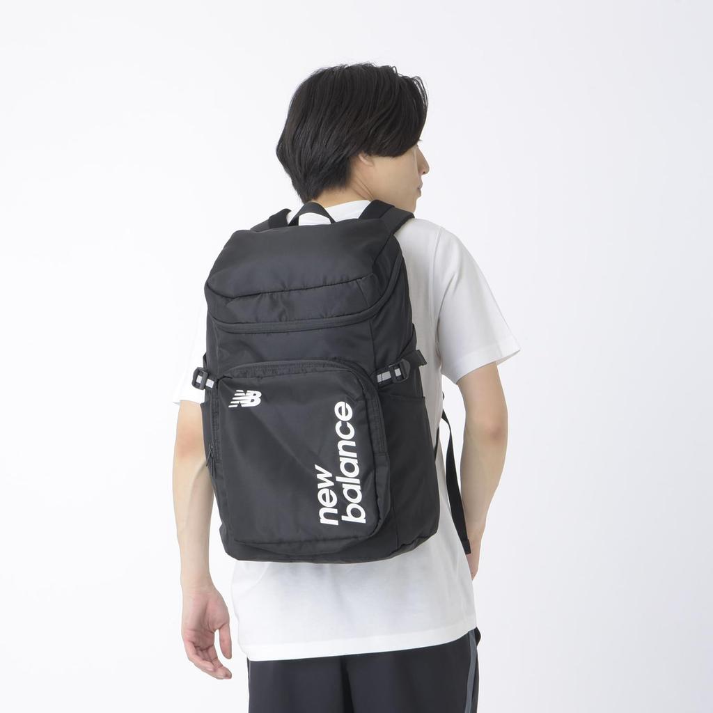 Rucksack Top Loading Backpack Basic 30L For club large water PC A4 storage BKW [New Balance] (LAB45600) school, activities, business, commuting,