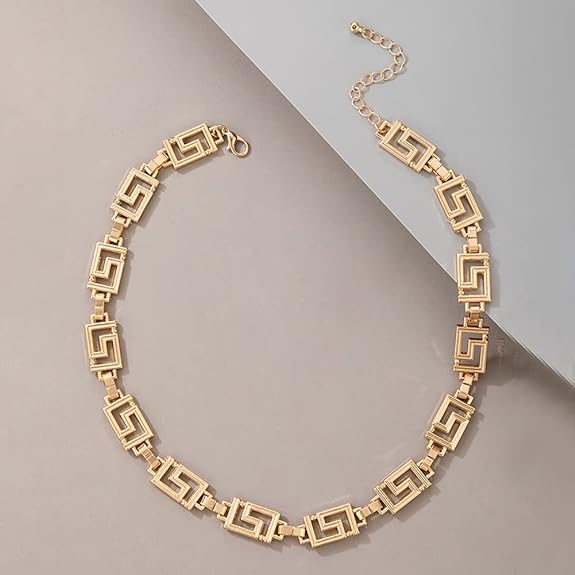 Fashion Stylish Choker Necklace for Women and Girls Gold