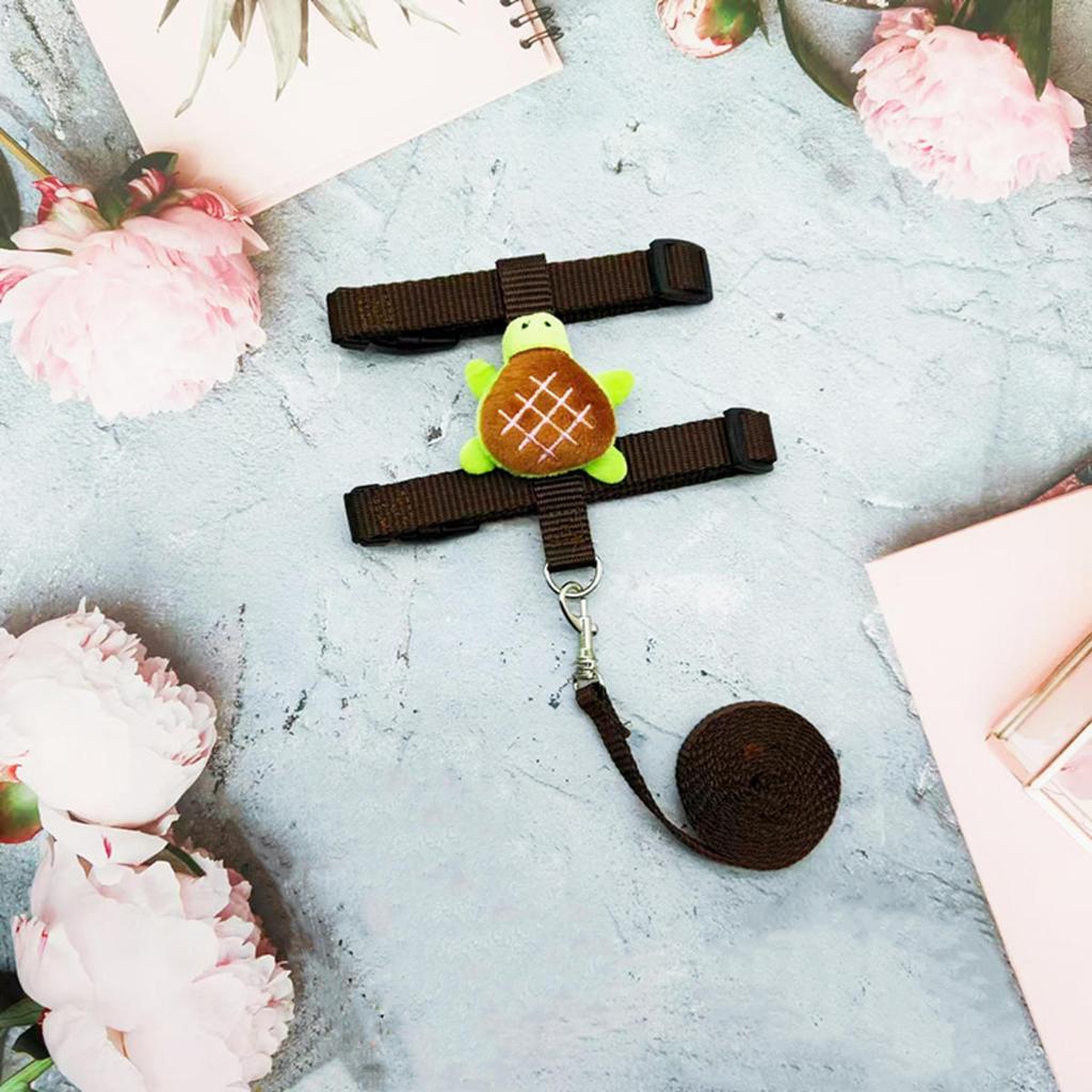 Kanin Katteseler og Båndsett Justerbare Seler for Kanin Kattunge Piggsvin Kjæledyr Utendørs Gåutstyr Tilbehør