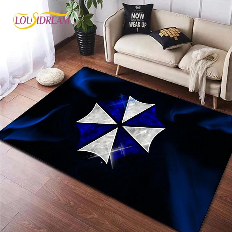 Alfombra de césped artificial para paraguas de moda para sala de estar, dormitorio, alfombras de área, alfombrilla antideslizante para puerta de cocina, alfombra, regalo de cumpleaños