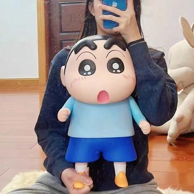 40cm Crayon Shin-Chan Anime Figuren Peripherie Serie Großes Modell Auto Schmuckstück Puppen Sammlung Dekoration Limitiert Geburtstagsgeschenke