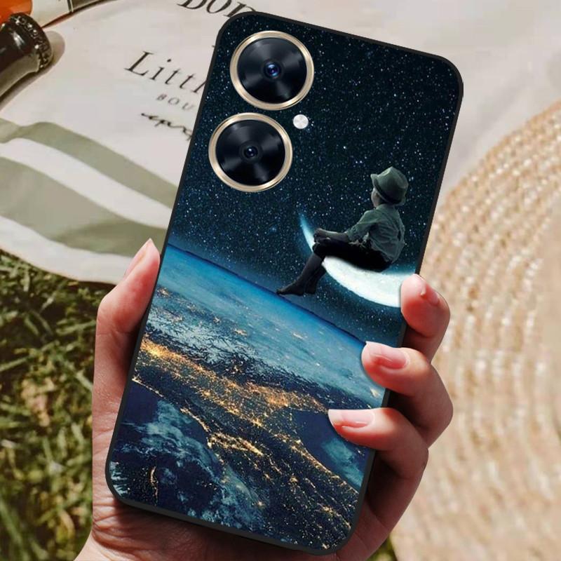 Für Huawei Nova 11i Hülle Nova11i 11 i Schwarzer Wolf Weiche TPU Silikon Rückseite Für Huawei Nova 11i MAO-LX9 Handyhülle Funda Coque