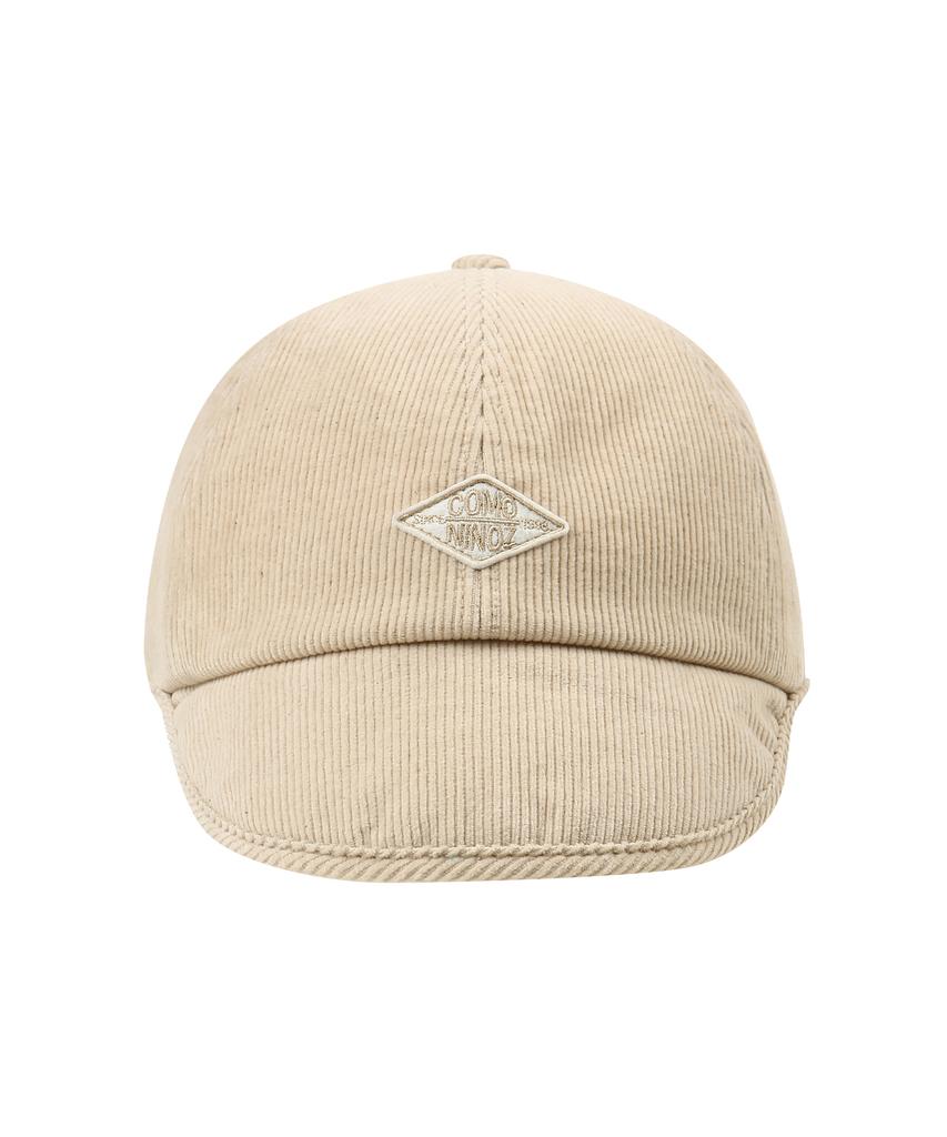 COMONINOZ [Cn]24 Corduroy Logo Cap [3 Color]