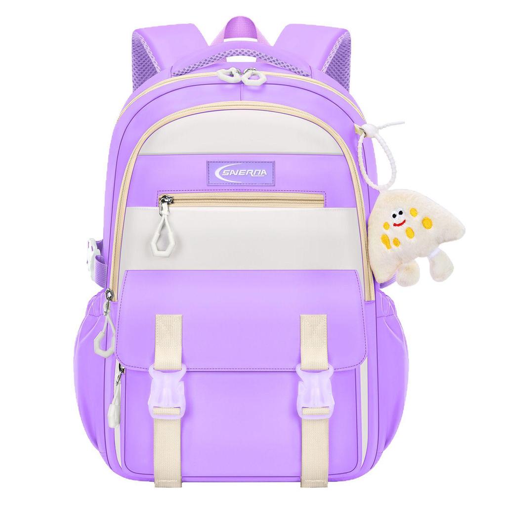 Large Capacity Lightweight Waterproof Backpack for Primary School Girls - Versatile and Breathable Design