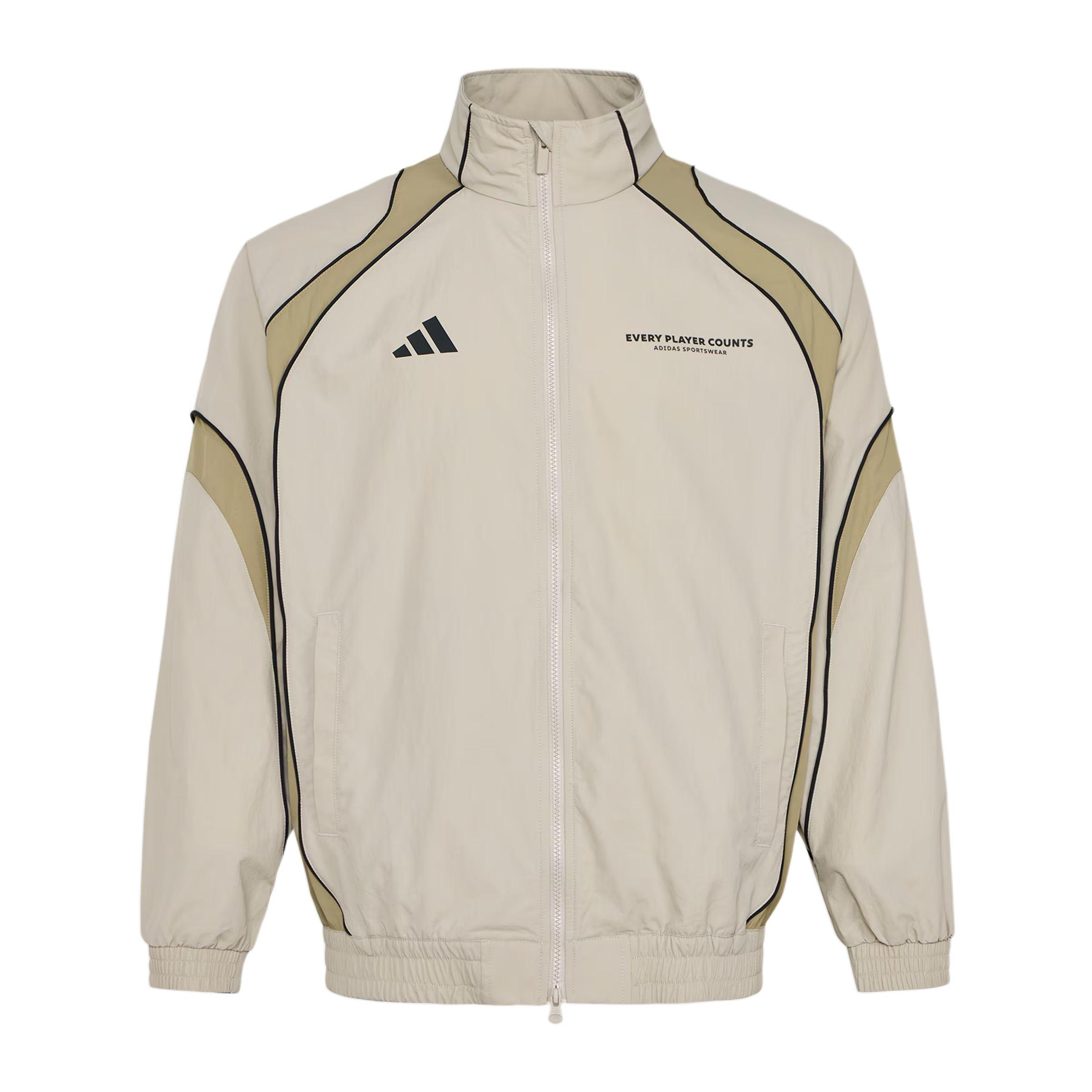 Adidas Brand Love Light Track Top Stand Collar Zipper Loose Sports Long Sleeve Jacket Men jackets IB6982 M