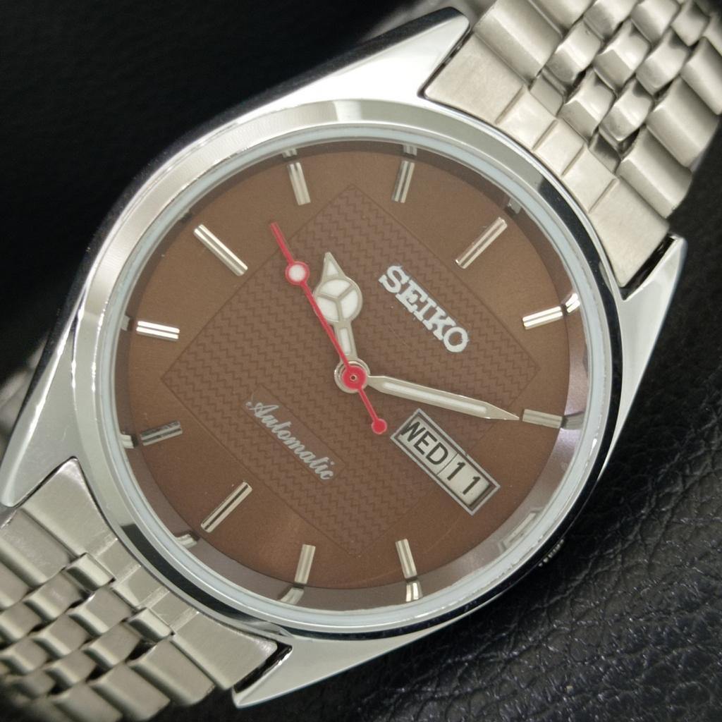 

ВИНТАЖНЫЕ ОТРЕМОНТИРОВАННЫЕ МУЖСКИЕ АВТОМАТИЧЕСКИЕ ЧАСЫ SEIKO 6309A ЯПОНИЯ КОРИЧНЕВЫЙ ЦИФЕРБЛАТ a443198-1