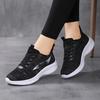 Women Breathable Comfortable Casual Sneakers Ladies Non-Slip Sporrts Jogging Shoe Fashion Lightweight Flying Weave Running Shoes