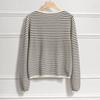 Women's Fine Stripe Knit Cardigan