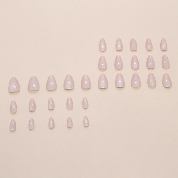 Ongle Press-on Œil de Chat, Faux Ongles Pailletés Couverture Complète Faux Ongles Ongles Acryliques Ongles à Coller Ongles Artificiels Ongles Artificiels pour les Doigts Cadeaux