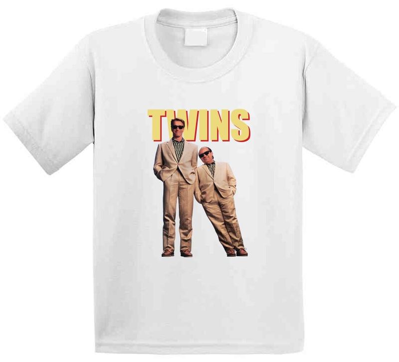 Twins Movie Arnold Schwarzenegger Danny Devito Favorite Movie Fan Unisex T-Shirt XL