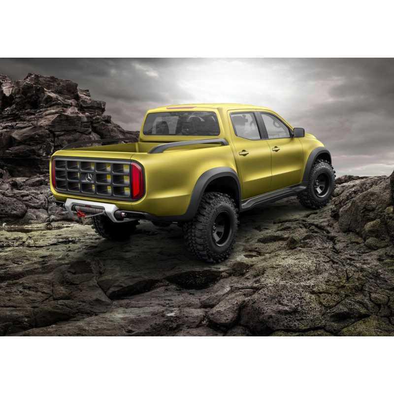 Cool Ford & Mercedes Pickup Truck Poster - Bedroom, Bar & Dealership Wall Art with Frame & Free Shipping