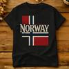 Norway Flag Design TShirt Unisex Y2k Basic TShirts Summer ONeck Harajuku Tees Hot Sale Big Size Tops