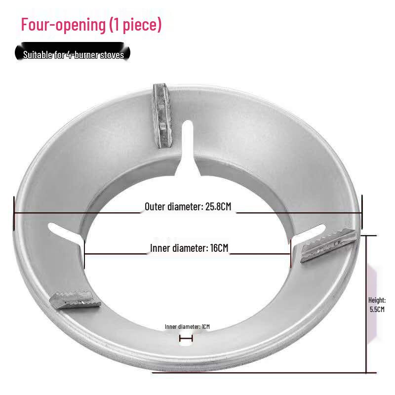 Portable Windproof Gas Stove with Energy-Saving Windshield and Fire Concentrator