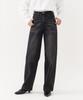 Akeusi Motion Balloon Fit Wide Stretch Denim Pants Unisex (Black)