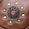 Portable Medieval Coin Bag PU Leather Belt Pouches Retro Waist Pack for Renaissance Halloween and Costume Parties