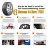 Motorcycle TPMS 2/4 Sensors Bluetooth 5.1 Tire Pressure Monitoring System for Android/iOS Tyre Pressure Monitoring System