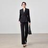 Teluoman Stilvolles Business-Blazer-Anzug-Set für Damen