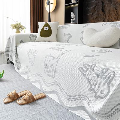 Sommer Eisgefühl Couchtuch für Heimdeko Rutschfeste Universelle Sofabezüge All-inclusive Sofa Nickerchen Klimadecke