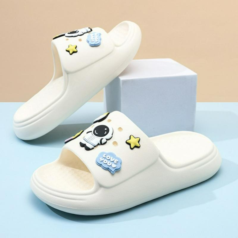 Cartoon Children Slippers Boys Flip Flops Summer Beach Outdoor Sandals Shoes Cute Soft Kids Casual Sports Slides for Boy