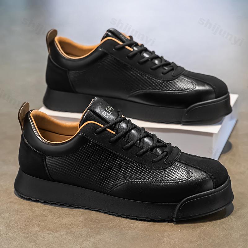 Fashion Men Shoes Sneakers Retro Casual Sneaker 2025 Spring Comfort Running Sneakers Man Leather Platform Fashion Shoes Zapatos Hombre