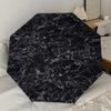 1pc Marble texture Pattern Umbrella Design Automatic Opening and Closing Umbrella, High-quality Travel Umbrella, Lightweight and Portable, -1002111