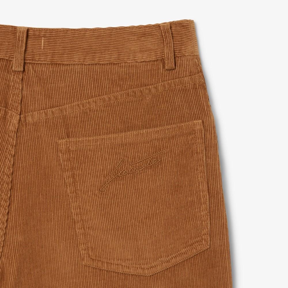Lacoste Women's Corduroy Wide Pants HF8429-55NDPC