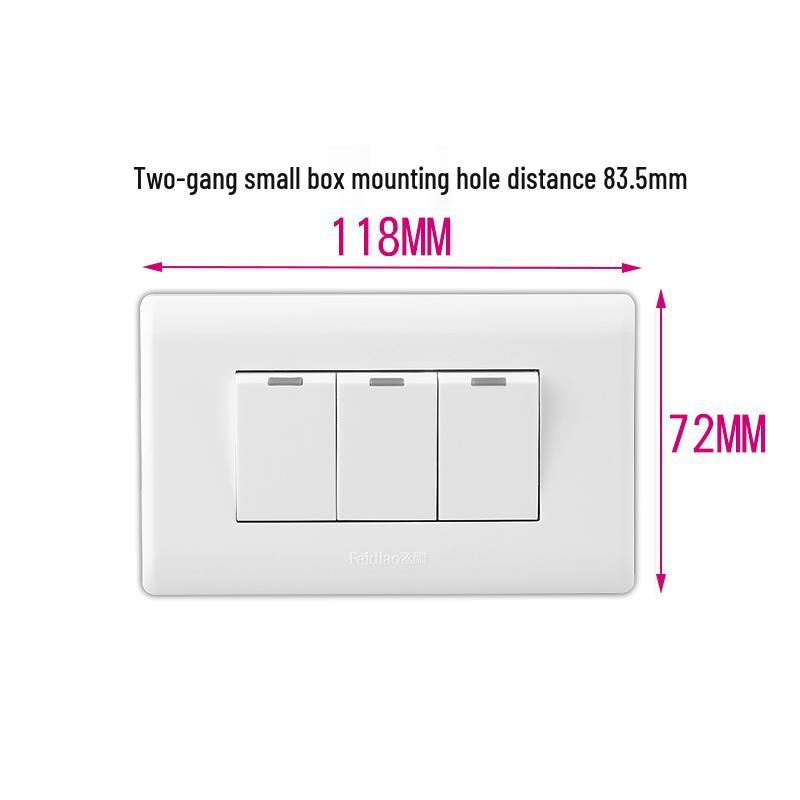 Type 118 Three-Position Dual-Control Switch Panel