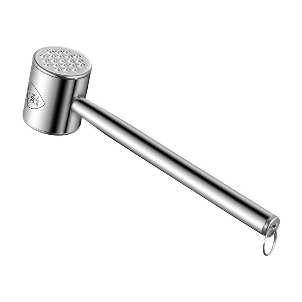Rust-proof Dual-head Use Meat Tenderizer Stainless Steel Meat Knocker Meat Beat Hammer Pork Chop