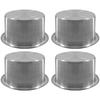 ISURE MARINE Stainless Steel Cup Holders with Heavy for Poker Fits Standard Soda for and 3-inch Spill-Proof (4-pack) Non-Slip Washers, Duty, Tables,
