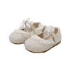Spring 2026 Girls' First Walker Bow Princess Shoes - Soft Sole Leather, Fashionable & Versatile.