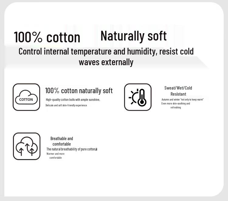 Langsha 100% Cotton Thin Thermal Underwear Set for Men and Women